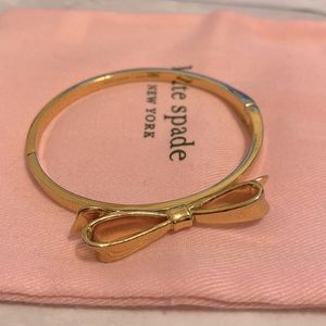 Gold Kate Spade Bow Bracelet